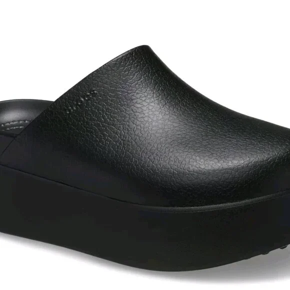 Crocs Platform Dylan Black Size 7 - BNWT - Picture 3 of 5